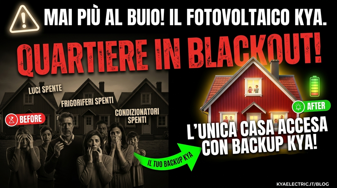 Come Funziona il Fotovoltaico Durante un Blackout | Kya Electric