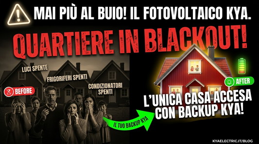 Come Funziona il Fotovoltaico Durante un Blackout | Kya Electric